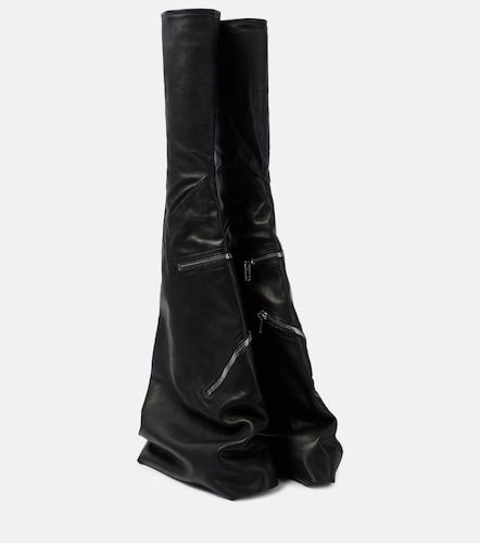Botas Cargoflares de piel - Rick Owens - Modalova