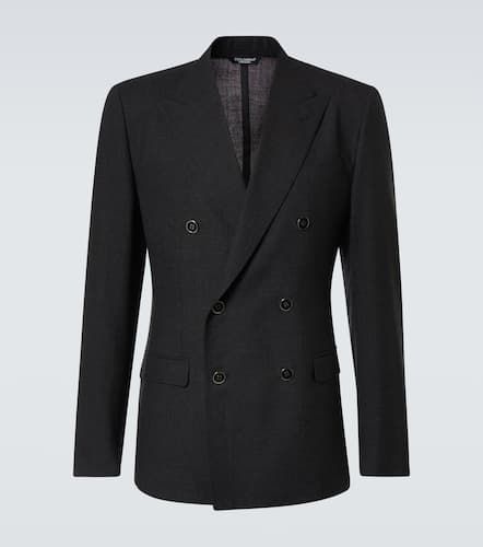 Double-breasted wool suit jacket - Dolce&Gabbana - Modalova