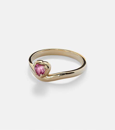 Anello Sweetheart Bonbon Merge in 10kt con tormalina - Stone and Strand - Modalova