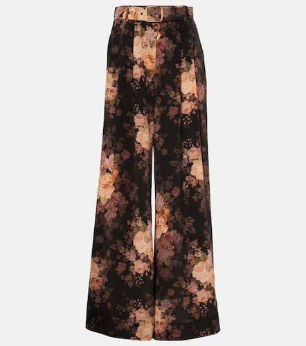 Illustration silk wide-leg pants - Zimmermann - Modalova