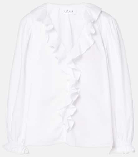 Cinthia ruffled cotton poplin blouse - Velvet - Modalova