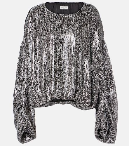 Blusa con paillettes - Dries Van Noten - Modalova