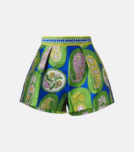 AlÃ©mais Printed pleated high-rise shorts - Alemais - Modalova