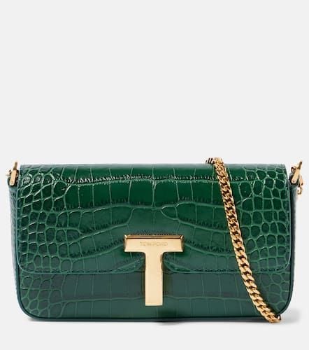 Wallis Mini croc-effect leather shoulder bag - Tom Ford - Modalova