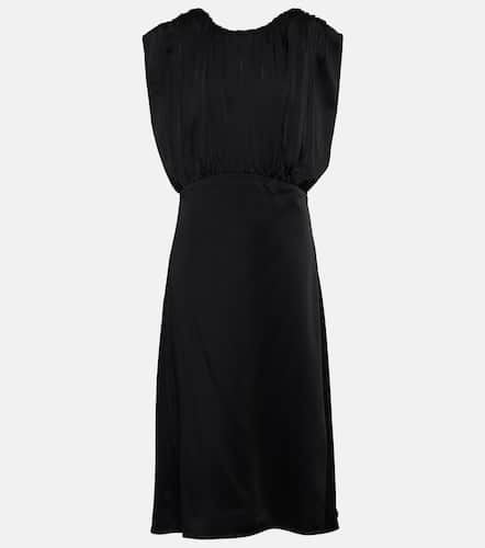 Jil Sander Draped satin midi dress - Jil Sander - Modalova