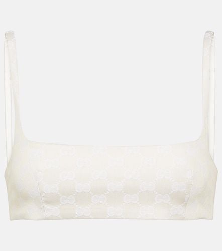 Gucci GG gabardine bra top - Gucci - Modalova