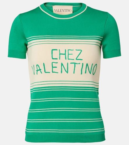 Top Chez de algodón - Valentino - Modalova