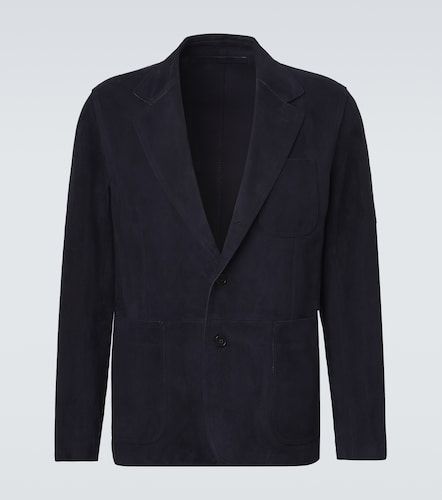 Suede blazer - Ralph Lauren Purple Label - Modalova