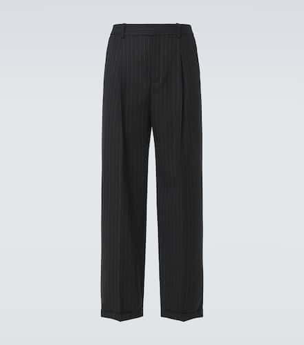 Pantaloni a gamba larga in misto cotone - Saint Laurent - Modalova