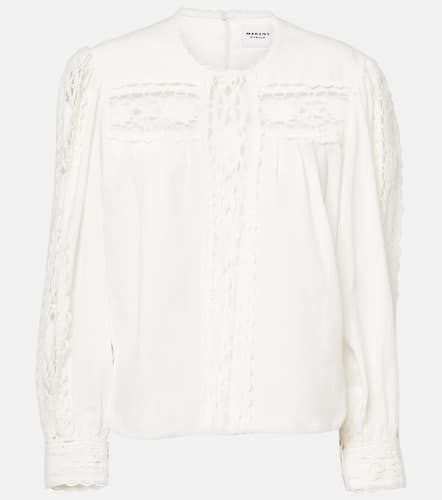 Valmira embroidered linen and cotton top - Marant Etoile - Modalova