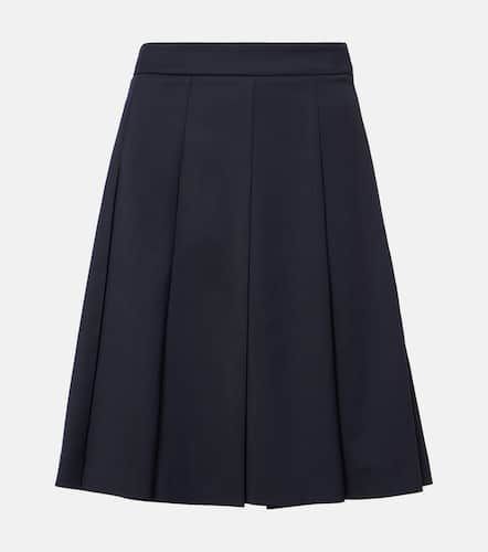 Pleated wool-blend miniskirt - Alessandra Rich - Modalova