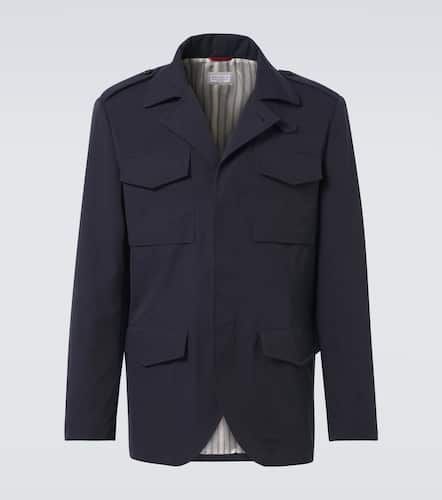 Chaqueta en mezcla de algodón - Brunello Cucinelli - Modalova