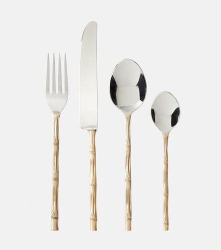 Cubertería de 24 piezas Bamboo de acero inoxidable - Bitossi - Modalova
