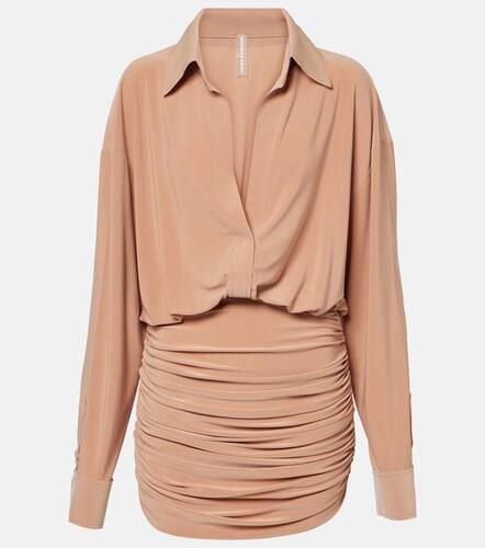 Norma Kamali Shirred shirt dress - Norma Kamali - Modalova