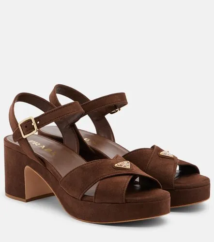 Prada Suede platform sandals - Prada - Modalova
