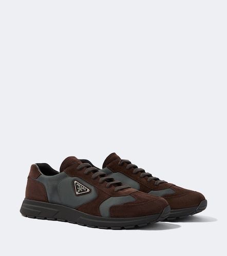 Prada Suede-trimmed sneakers - Prada - Modalova