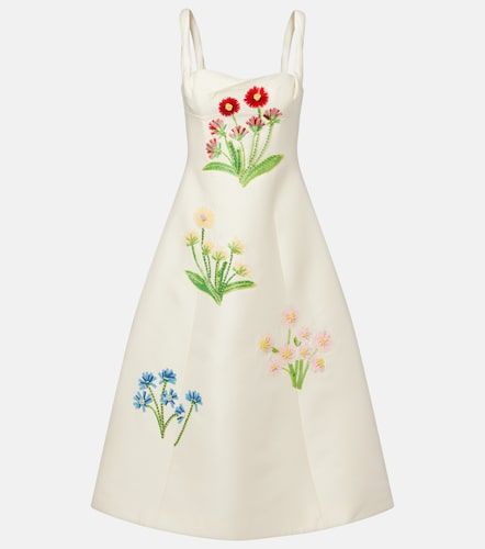 Midikleid Beatrice aus Wolle und Seide - Leo Lin - Modalova