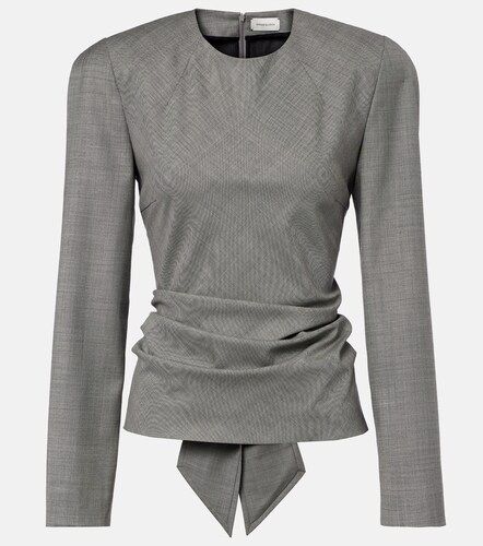 Magda Butrym Draped wool blouse - Magda Butrym - Modalova