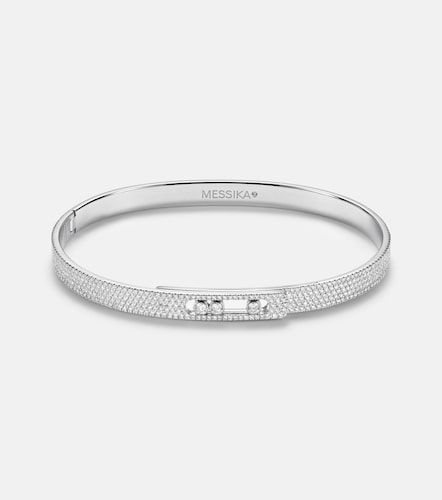 Pulsera Move Noa de oro blanco de 18 ct con diamantes - Messika - Modalova
