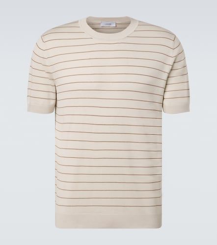 Lardini Camiseta de seda a rayas - Lardini - Modalova
