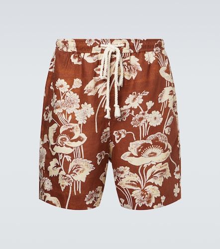 Commas Bermudas de lino floral - Commas - Modalova