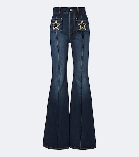 Jeans flared con parches - Dolce&Gabbana - Modalova