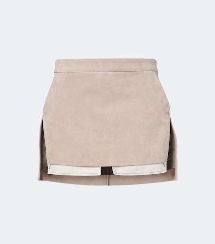 Rick Owens Fog suede miniskirt - Rick Owens - Modalova