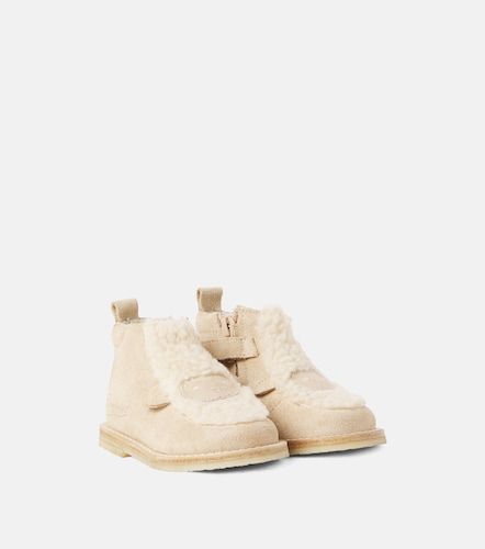 Bebé - botas Mike de ante con teddy - Bonpoint - Modalova