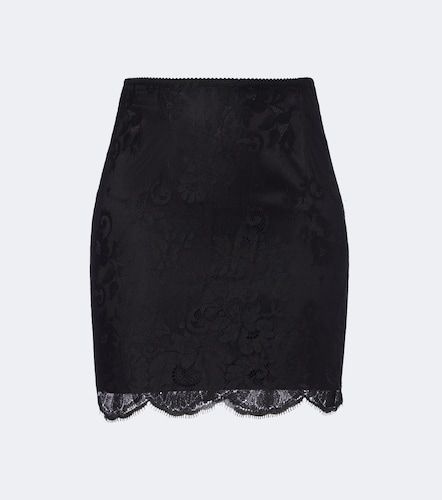 Dolce&Gabbana Minifalda de encaje - Dolce&Gabbana - Modalova