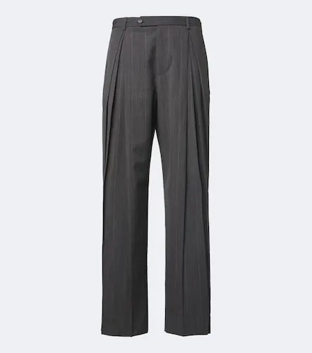 Pantaloni a gamba larga in lana e seta - Valentino Garavani - Modalova
