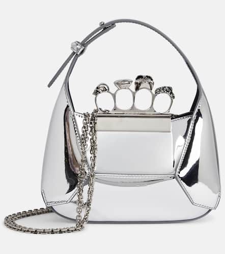 Jewelled mirrored leather tote bag - Alexander McQueen - Modalova