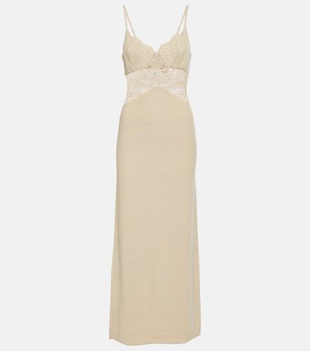 Knitted cotton-blend maxi dress - Staud - Modalova