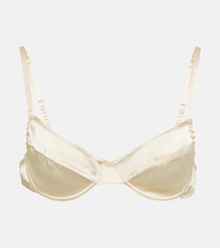 Miu Miu Underwired satin bra - Miu Miu - Modalova