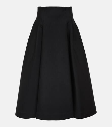 Pleated wool midi skirt - Bottega Veneta - Modalova