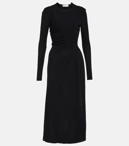 Tory Burch Abito midi con ruches - Tory Burch - Modalova