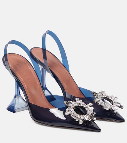 Begum embellished PVC slingback pumps - Amina Muaddi - Modalova