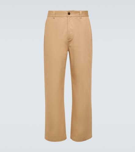 Cotton gabardine straight pants - Marni - Modalova