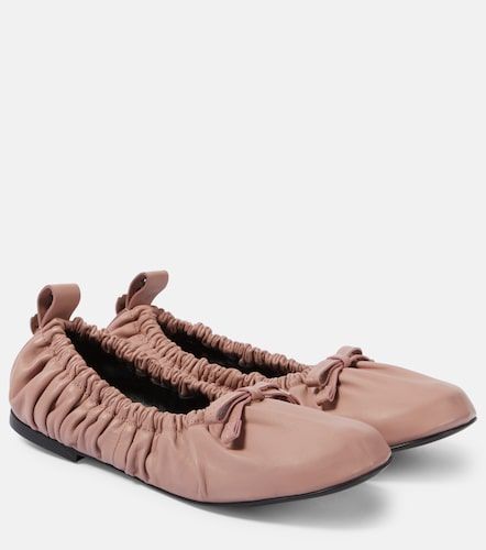 Bailarinas de piel con lazo - Acne Studios - Modalova