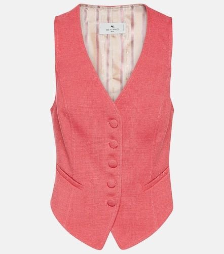 Etro Single-breasted vest - Etro - Modalova