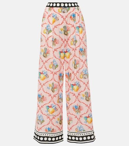 Bedruckte Palazzohose Capri aus Baumwolle - Dolce&Gabbana - Modalova