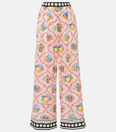 Capri printed cotton palazzo pants - Dolce&Gabbana - Modalova