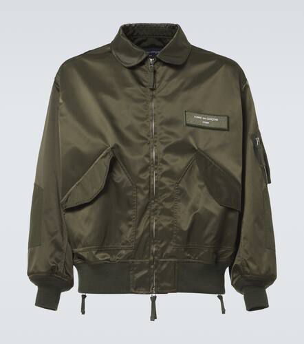 Comme des GarÃ§ons Layered twill bomber jacket - Comme des Garcons Homme - Modalova