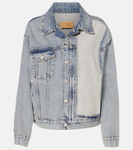 Patchwork denim jacket - MM6 Maison Margiela - Modalova