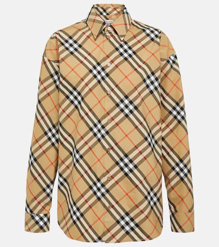 Camicia in cotone Check - Burberry - Modalova