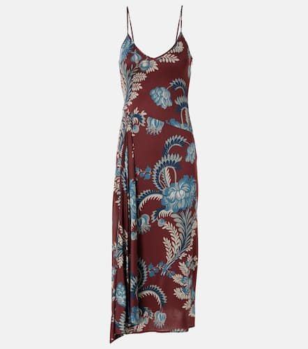 Etro Floral satin midi dress - Etro - Modalova