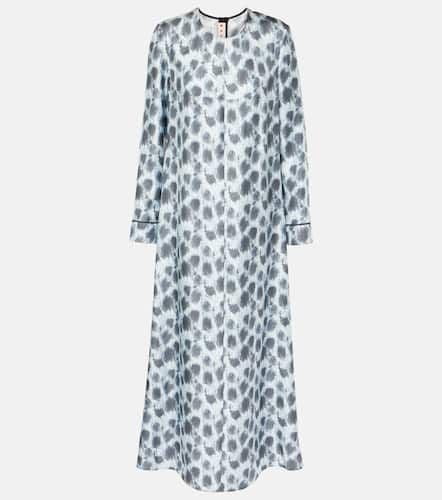 Marni Printed silk maxi dress - Marni - Modalova