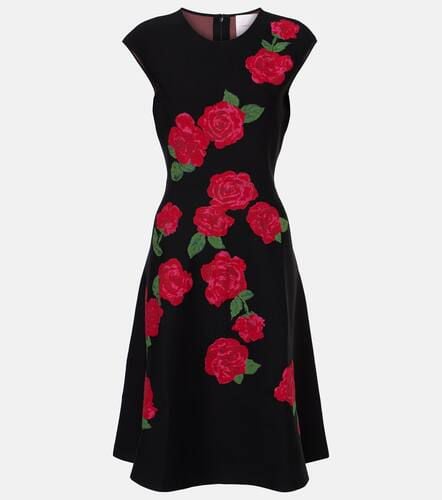 Vestido midi en jacquard floral - Carolina Herrera - Modalova