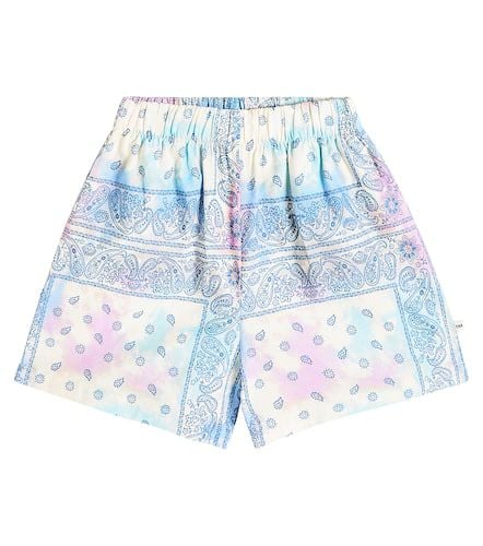 Downtown printed cotton shorts - The New Society - Modalova