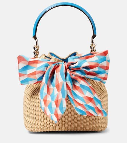 Bon Bon Small raffia bucket bag - Jimmy Choo - Modalova