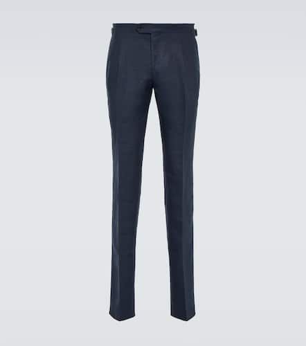 Pantalones de traje de lino - Thom Sweeney - Modalova